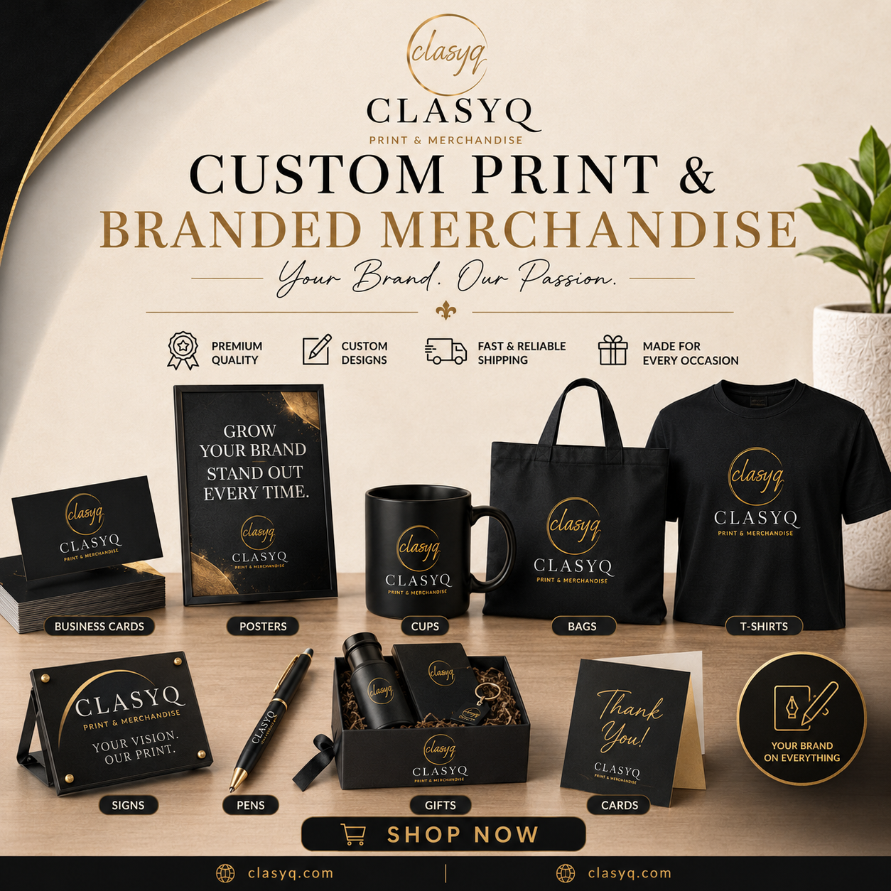 Custom Print, Signs, Branded Gifts & Promotional Merchandise