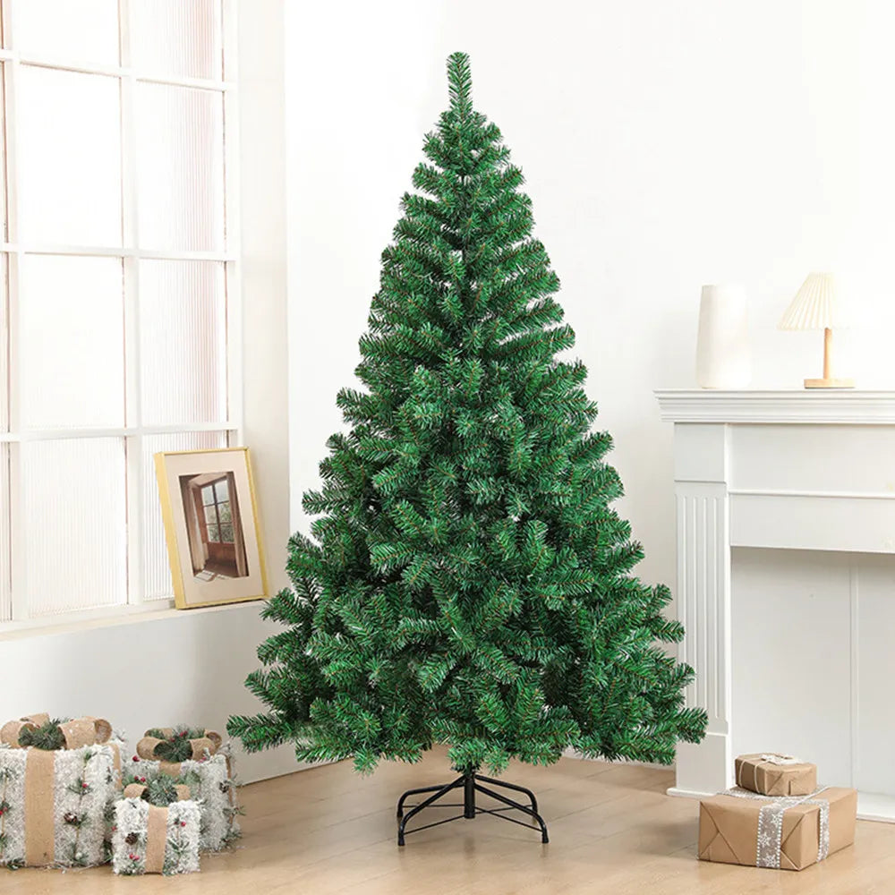 2025 Hot Seller High Quality 5FT 400T PVC Artificial Christmas Tree with Metal Stand for Outdoor Home Decoration