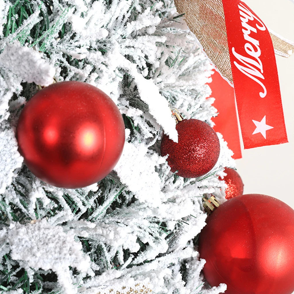 Pre-Decorated 6FT Pop-Up Artificial Christmas Tree Lights Easy Assembly Collapsible Xmas Trees Stand Christmas Time Xmas Trees