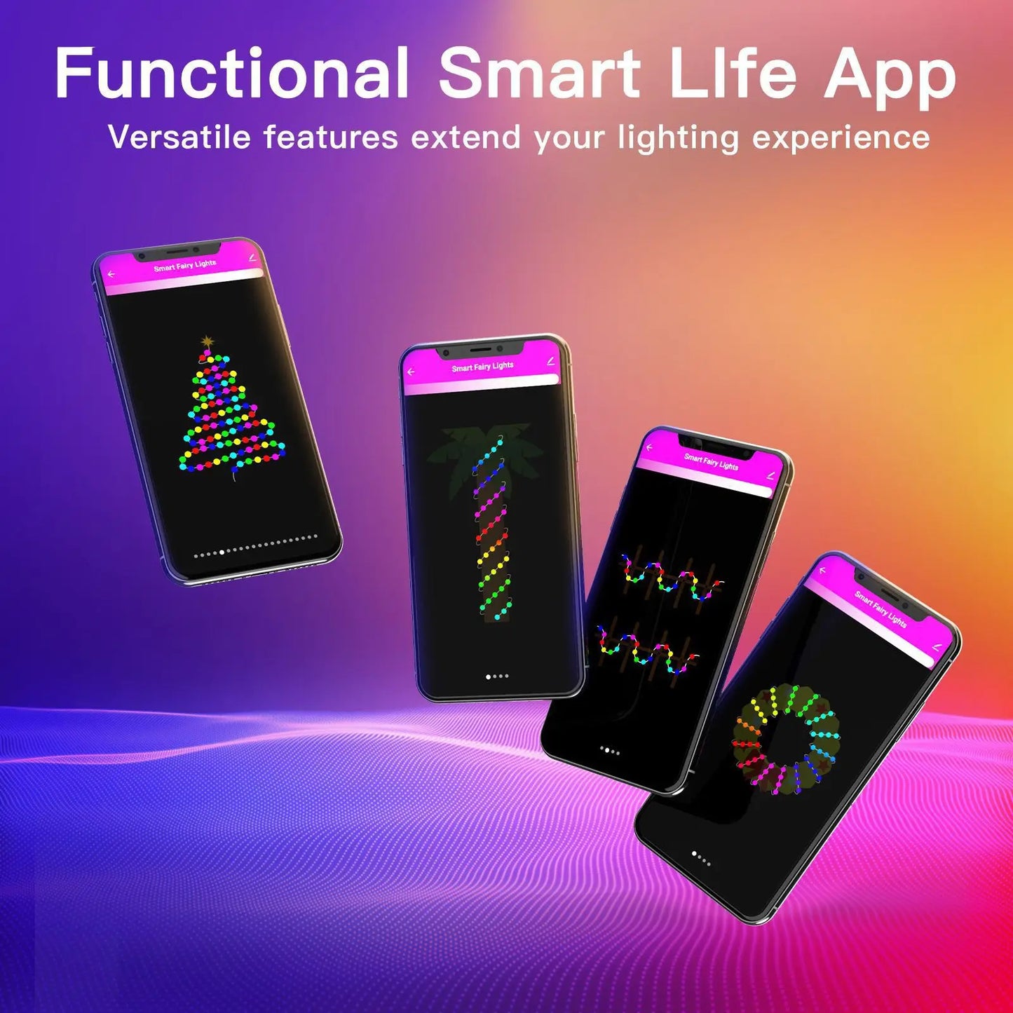 Hot Selling Bulb Solar for Decoration Garden Outdoor Christmas Tree fairy Microphone Waterproof Led String Lights