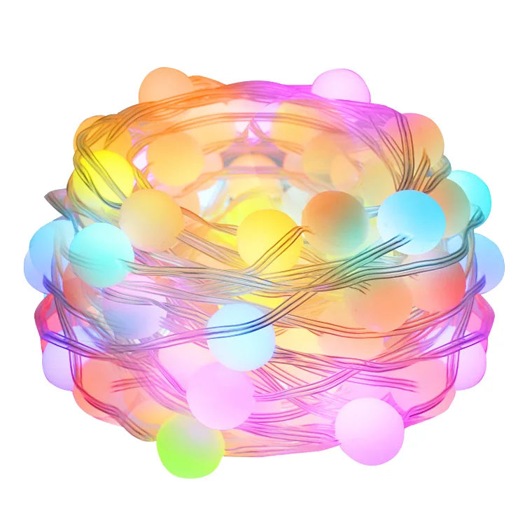 Hot Selling Bulb Solar for Decoration Garden Outdoor Christmas Tree fairy Microphone Waterproof Led String Lights