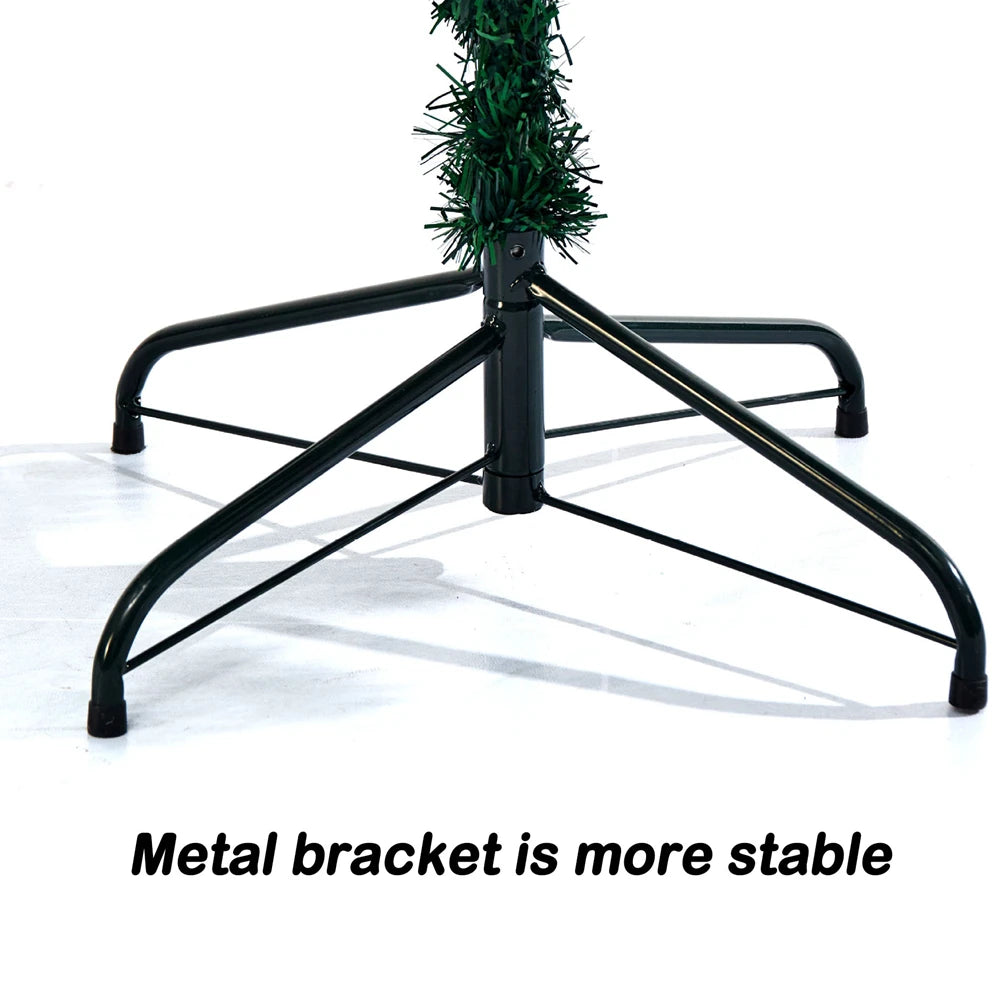 2025 Hot Seller High Quality 5FT 400T PVC Artificial Christmas Tree with Metal Stand for Outdoor Home Decoration