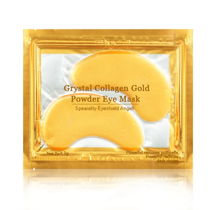 100pcs=50pairs Gold Collagen Eye Mask skincare Anti-Aging Anti Dark Circles Remove Puffiness Moisturizing Eye Patches Skin Care