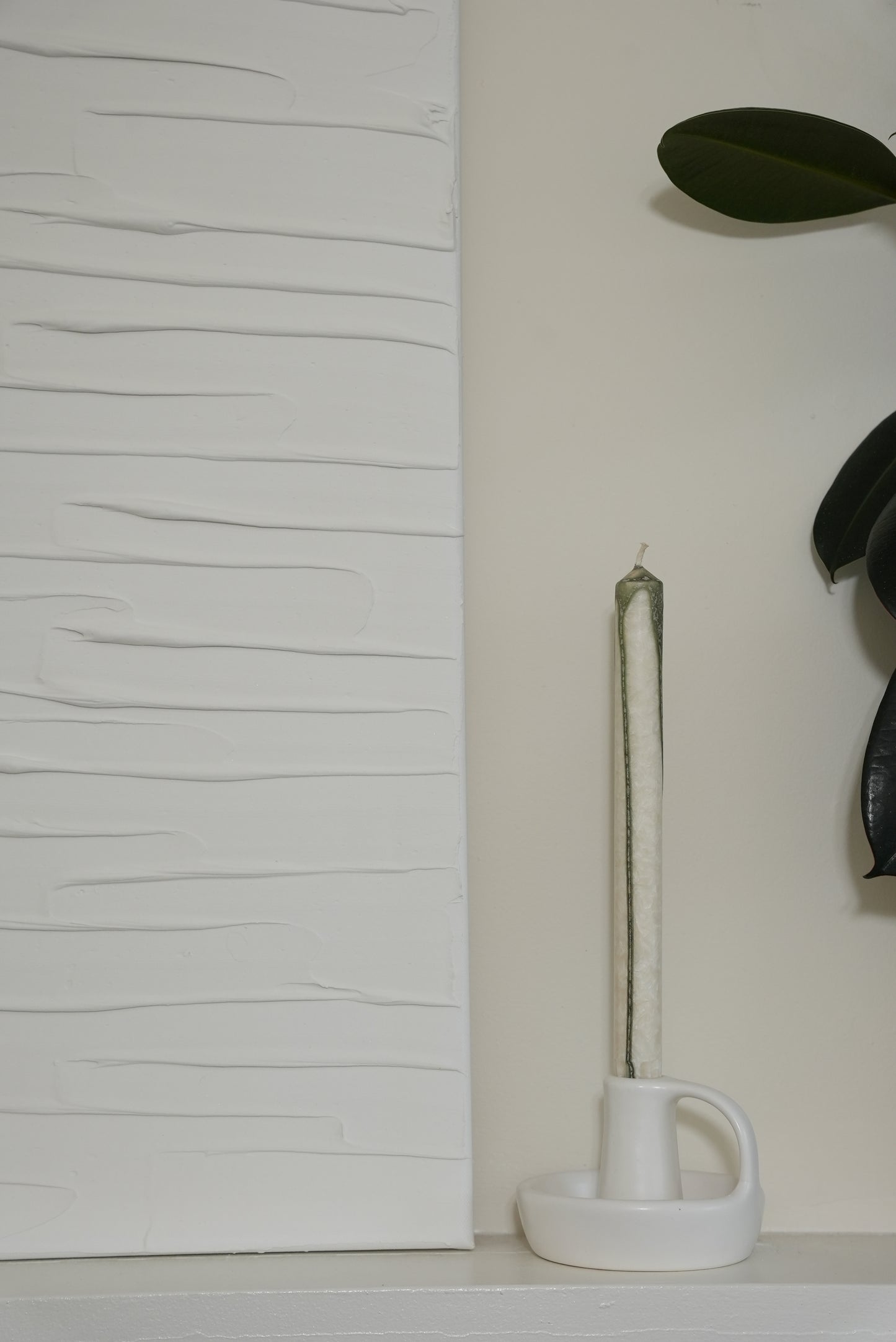 HORIZONS - clasyq conscious art | canvas plaster art | 3d wall art | home decor | midcentury modern | minimal decor | gift | artwork