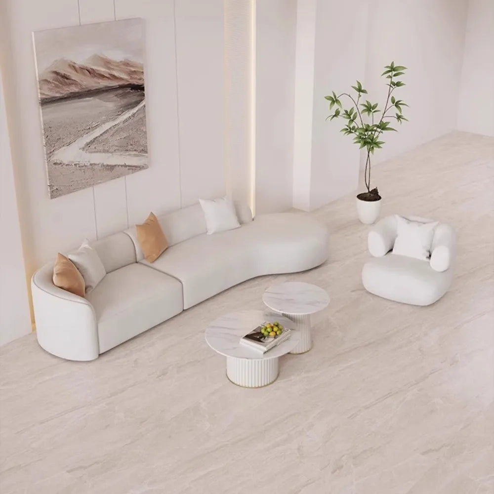 Adults Luxury Living Room Sofas Small Apartment Minimalist Double Reclining Sofa Designer Filler Canape Salon Home Decoration