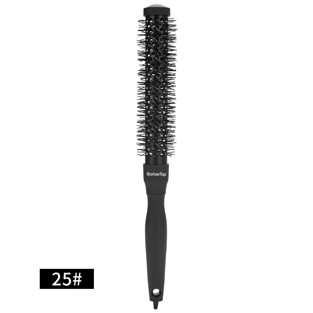 35cm Thermal Protection Hair Roller Brush - Salon Blowout Volumizing Tool for Long Thick Hair, Heat Resistant Styling