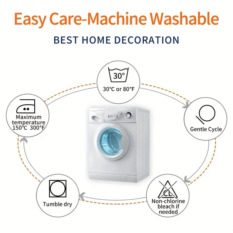 Christmas Cushion Covers Four-piece Set Festive Atmosphere Suitable for Parties Holidays and Daily Decoration