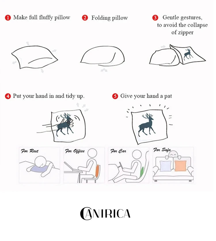 Christmas Cushion Cover the Single Side Personalized Gift 45x45 Cm Home Decorative Pillow Cover for Living Room Sofa Party