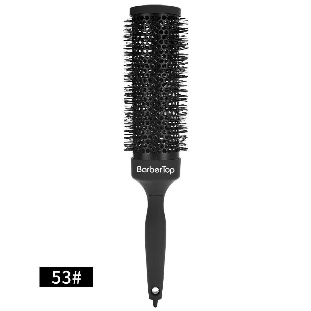 35cm Thermal Protection Hair Roller Brush - Salon Blowout Volumizing Tool for Long Thick Hair, Heat Resistant Styling