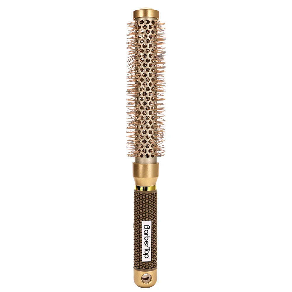 35cm Thermal Protection Hair Roller Brush - Salon Blowout Volumizing Tool for Long Thick Hair, Heat Resistant Styling