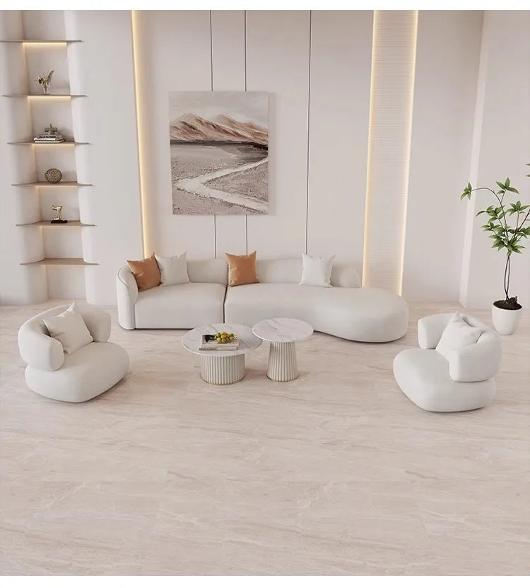 Adults Luxury Living Room Sofas Small Apartment Minimalist Double Reclining Sofa Designer Filler Canape Salon Home Decoration