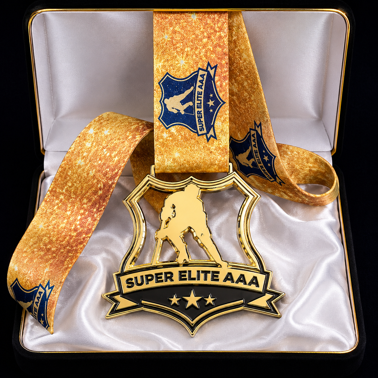 Custom Hockey Tournament Medals